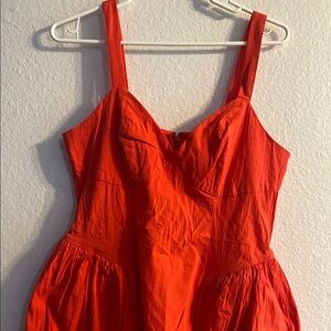 Elegant Red High Low Dress